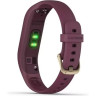Фитнес-браслет (трекер) GARMIN VIVOSMART 4 бордовые с золотом