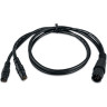 Кабель соединительный GARMIN эхолота Echo (4-pin) к трандьюс. (6-pin, папа)