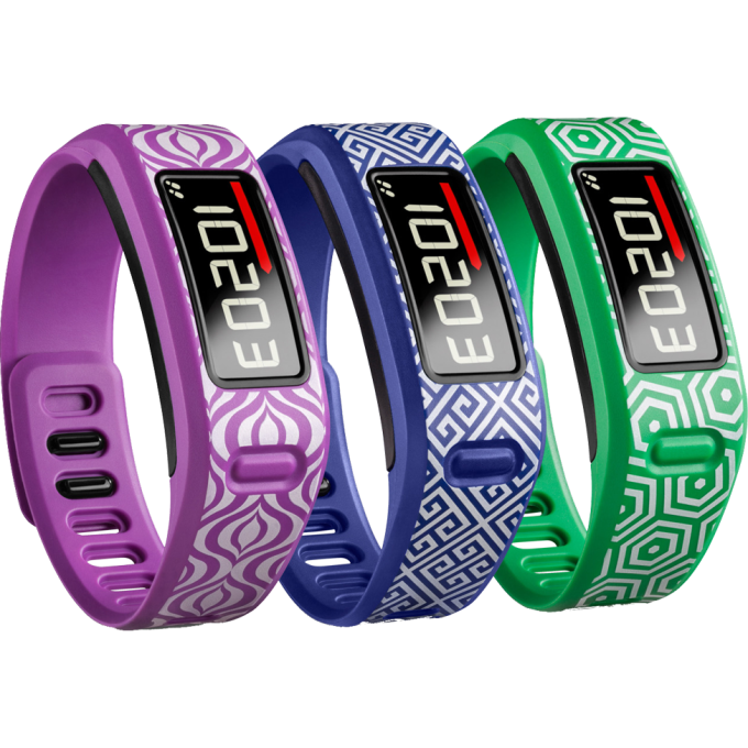 Ремешки сменные GARMIN для vivofit (пласт, S JAdler,Honeycomb/GreekKey/BargelloWaves)