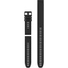 Ремешок для смарт часов GARMIN QUICKFIT 26 WATCH BANDS BLACK SILICONE (3-PIECE SET)