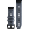 Ремешок для смарт часов GARMIN QUICKFIT 26 WATCH BANDS GRANITE BLUE SILICONE