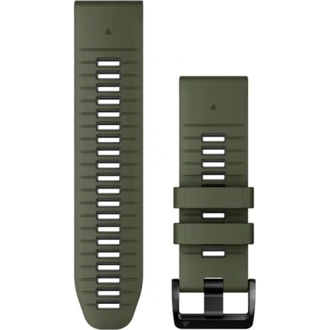Ремешок для смарт часов GARMIN QUICKFIT 26 WATCH BANDS MOSS/GRAPHITE SILICONE
