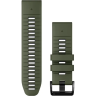 Ремешок для смарт часов GARMIN QUICKFIT 26 WATCH BANDS MOSS/GRAPHITE SILICONE