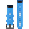 Ремешок для смарт часов GARMIN QUICKFIT 26MM BAND CYAN BLUE SILICONE