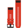 Ремешок для смарт часов GARMIN QUICKFIT BAND 26 MM FLAME RED SILICONE