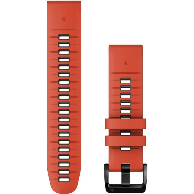 Ремешок GARMIN EPIXPRO (G2) 22MM QUICKFIT FLRED/GRPHT SILCN BND