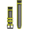 Ремешок GARMIN EPIXPRO (G2) 22MM QUICKFIT LIME/GRPHT SILCN BND