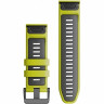 Ремешок GARMIN EPIXPRO (G2) 26MM QUICKFIT LIME/GRPHT SILICN BND