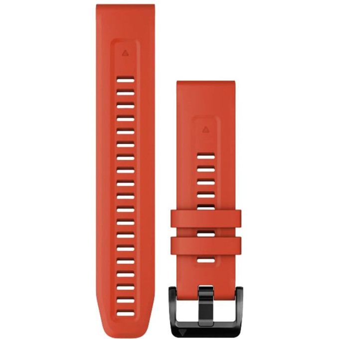 Ремешок GARMIN FENIX 7 22MM QUICKFIT FLAME RED SILICONE BAND