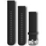 Ремешок GARMIN QUICK RELEASE BAND 20MM BLACK/STAINLESS / TWO SIZES INCLUDED