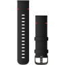 Ремешок GARMIN QUICK RELEASE BAND 22MM BLACK LEATHER/SLATE