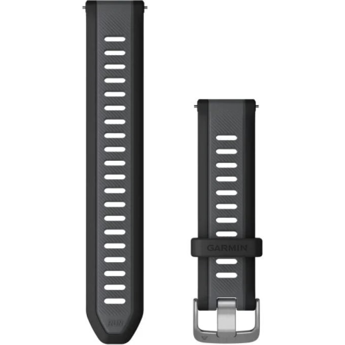 Ремешок GARMIN QUICK RELEASE BANDS (20 MM) BLACK/SLATE GREY