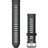 Ремешок GARMIN QUICK RELEASE BANDS (20 MM) BLACK/SLATE GREY