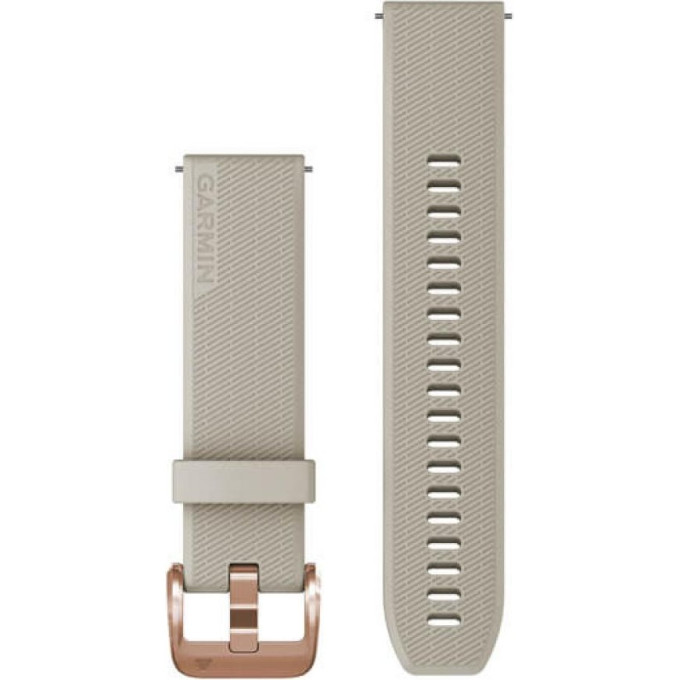 Ремешок GARMIN QUICK RELEASE BANDS (20 MM) LIGHT SAND WITH ROSE GOLD HARDWARE