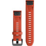 Ремешок GARMIN QUICKFIT 20 WATCH BANDS FLAME RED SILICONE
