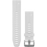 Ремешок GARMIN QUICKFIT 20MM BAND CARRARA WHITE SILICONE