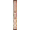 Ремешок GARMIN QUICKFIT 20MM BAND ROSE GOLD-TONE STAINLESS STEEL