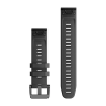 Ремешок GARMIN QUICKFIT 22 силиконовые, графитовые