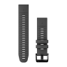 Ремешок GARMIN QUICKFIT 22 силиконовые, графитовые
