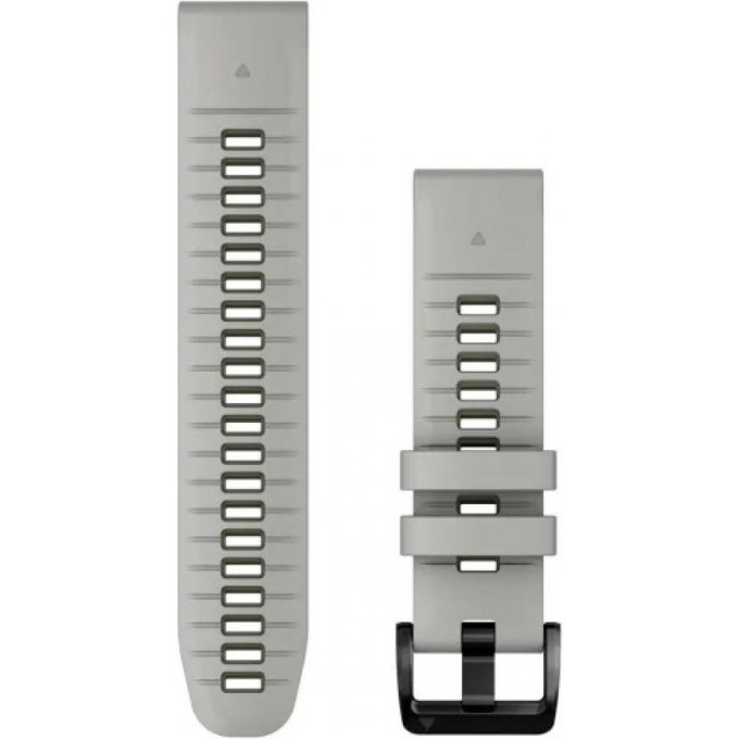 Ремешок GARMIN QUICKFIT 22 WATCH BANDS FOG GREY/MOSS SILICONE