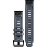 Ремешок GARMIN QUICKFIT 22 WATCH BANDS GRANITE BLUE SILICONE