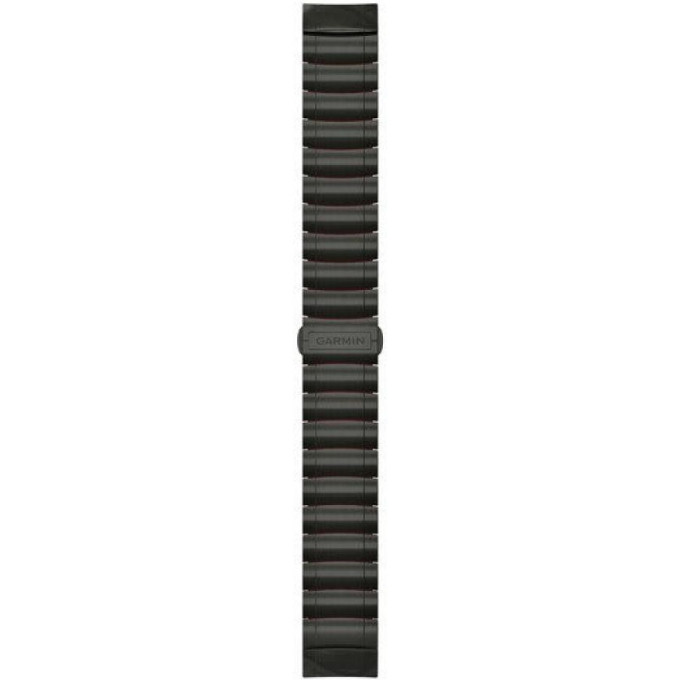 Ремешок GARMIN QUICKFIT 22 WATCH BANDS HYBRID TITANIUM/SILICONE BRACELET – CARBON GRAY DLC