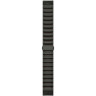 Ремешок GARMIN QUICKFIT 22 WATCH BANDS HYBRID TITANIUM/SILICONE BRACELET – CARBON GRAY DLC