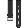 Ремешок GARMIN QUICKFIT 22MM BAND BLACK/SILVER SILICONE