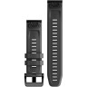 Ремешок GARMIN QUICKFIT 22мм WATCH BANDS GRAPHITE SILICONE