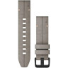 Ремешок GARMIN QUICKFIT BAND 20MM SHALE GRAY SUEDE LEATHER