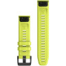 Ремешок GARMIN QUICKFIT BAND 22MM AMP YELLOW SILICONE