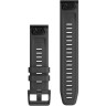 Ремешок GARMIN QUICKFIT BAND 22MM SLATE GRAY SILICONE WITH BLACK HARDWARE