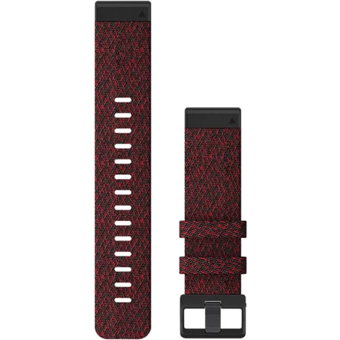 Ремешок сменный для GARMIN FENIX 6 22MM HEATHERED RED NYLON