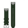 Ремешок сменный для GARMIN MARQ, QUICKFIT 22M, PINE GREEN SILICONE BAND