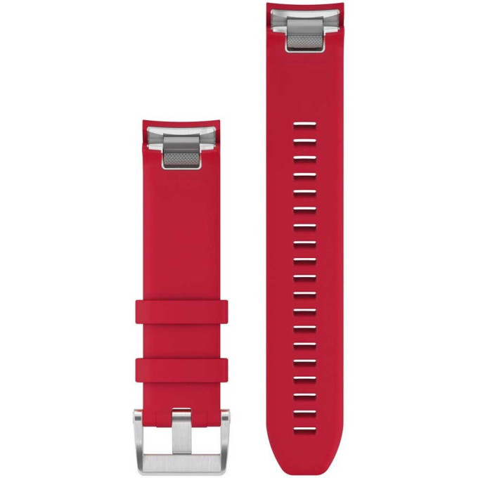 Ремешок сменный для GARMIN QUICKFIT 20MM, силиконовый Red (Красный)