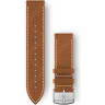 Ремешок сменный для GARMIN VIVOMOVE HR BAND, ITALIAN TAN LEATHER, ONE-SIZE