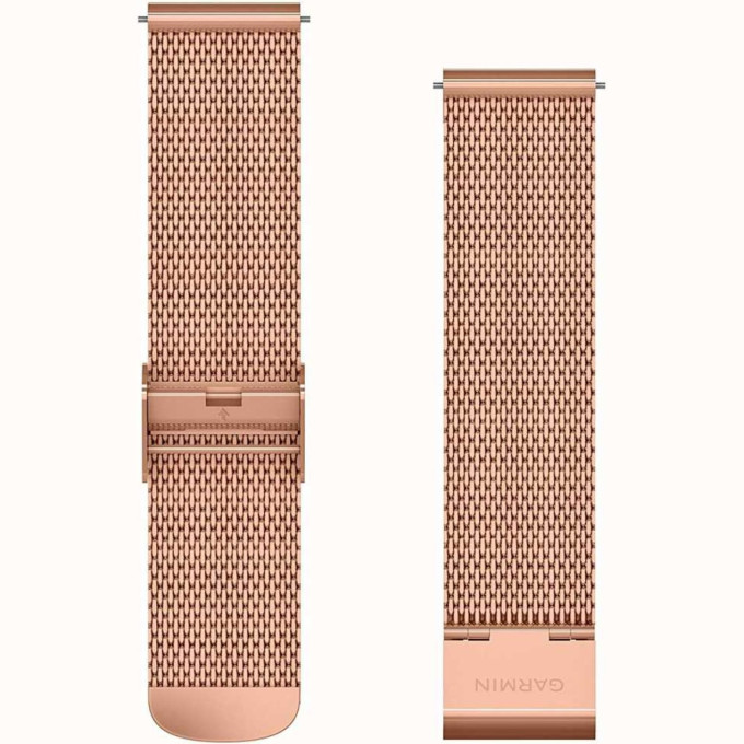 Ремешок сменный для GARMIN VIVOMOVE, LUXE, 20MM, MILANESE, ROSE GOLD