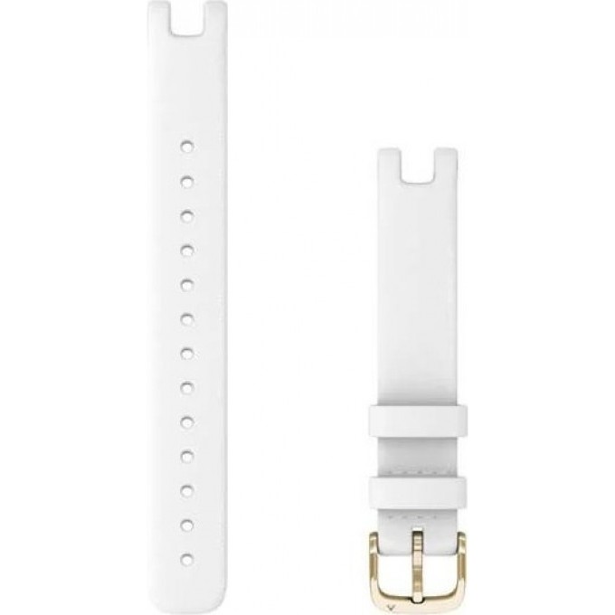 Ремешок сменный GARMIN LILY BANDS (14 MM), WHITE LEATHER WITH CREAM GOLD HARDWARE