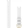 Ремешок сменный GARMIN LILY BANDS (14 MM), WHITE LEATHER WITH CREAM GOLD HARDWARE