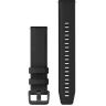 Ремешок сменный GARMIN Quick Release 20 мм (силиконовый) черный со стальной застежкой