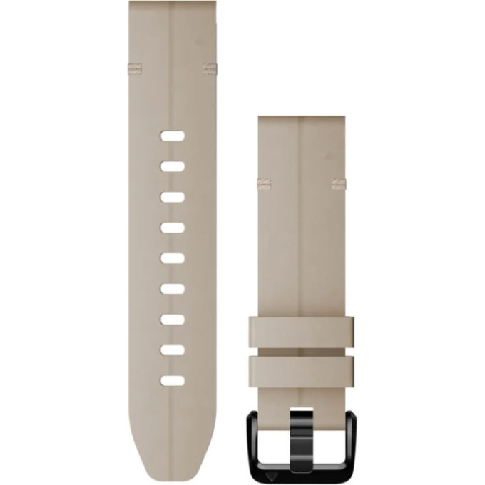 Ремешок сменный GARMIN QUICKFIT 20 LIMESTONE LEATHER BAND LEATHER