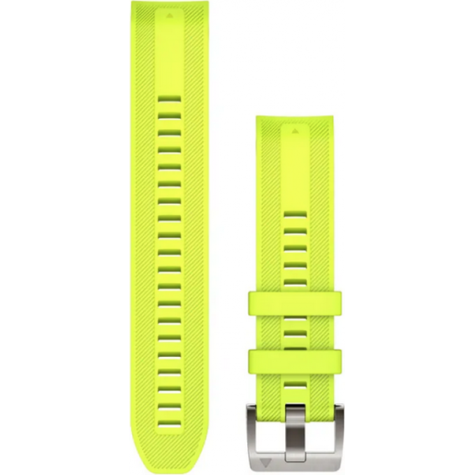 Ремешок сменный GARMIN QUICKFIT 22 AMP YELLOW SILICONE STRAP MARQ ATHLET