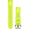 Ремешок сменный GARMIN QUICKFIT 22 AMP YELLOW SILICONE STRAP MARQ ATHLET