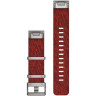 Ремешок сменный GARMIN QUICKFIT 22 WATCH STRAPS JACQUARD-WEAVE NYLON STRAP – RED