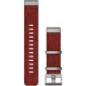 Ремешок сменный GARMIN QUICKFIT 22 WATCH STRAPS JACQUARD-WEAVE NYLON STRAP – RED