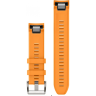 Ремешок сменный GARMIN QUICKFIT 22 WATCH STRAPS SPARK ORANGE SILICONE STRAP