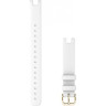 Ремешок сменный LILY BANDS (14 MM), WHITE ITALIAN LEATHER