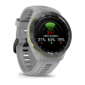 Смарт-часы GARMIN APPROACH S70 (42 мм) с черным керамическим безелем и серым ремешком