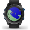Смарт-часы GARMIN DESCENT Mk2i Titanium Carbon Grey DLC с черным ремешком