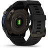 Смарт-часы GARMIN DESCENT Mk2i Titanium Carbon Grey DLC с черным ремешком